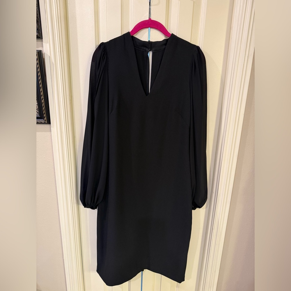 Vince Camuto Black Long Sleeve Dress